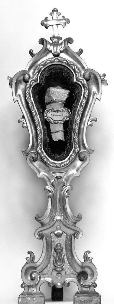 reliquiario - a ostensorio, serie - manifattura bolognese (sec. XVIII)