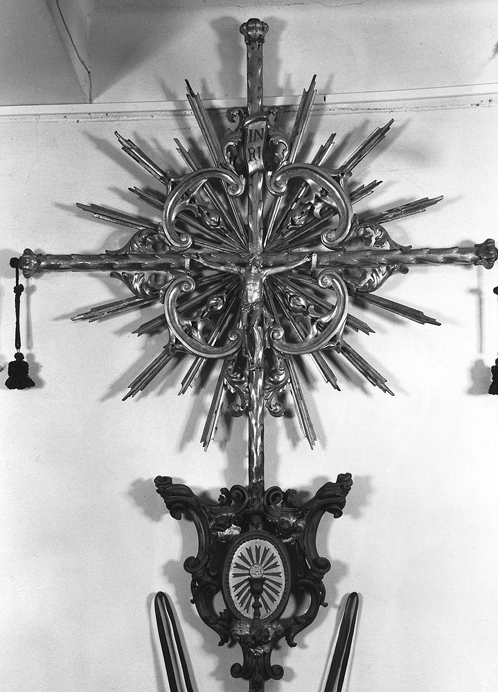 croce processionale - manifattura bolognese (sec. XIX)