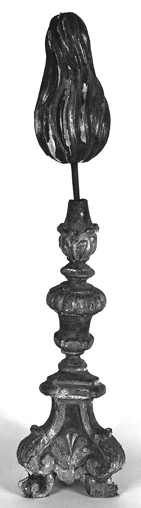 candeliere, serie - manifattura bolognese (sec. XVIII)