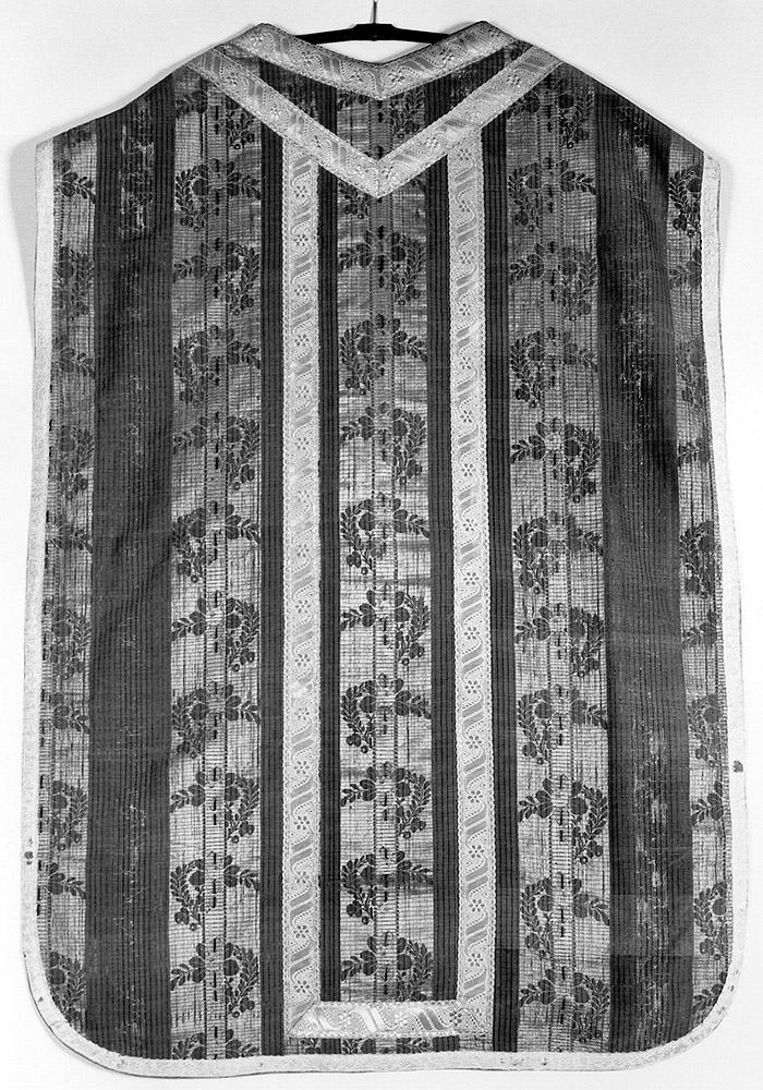 paramento liturgico, insieme - manifattura emiliana (secondo quarto sec. XIX)