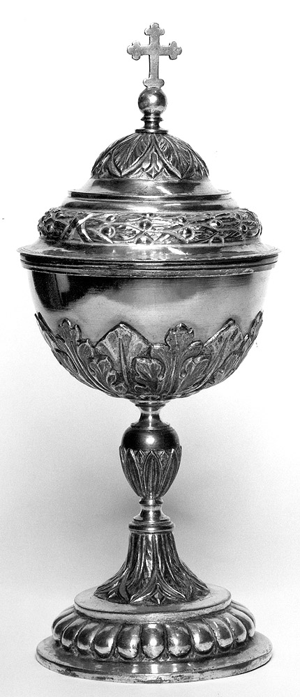 pisside - manifattura emiliana (primo quarto sec. XIX)