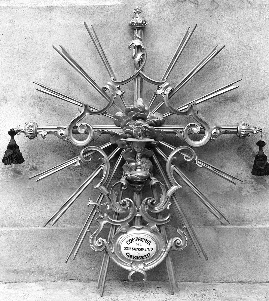 croce processionale - manifattura bolognese (sec. XIX)