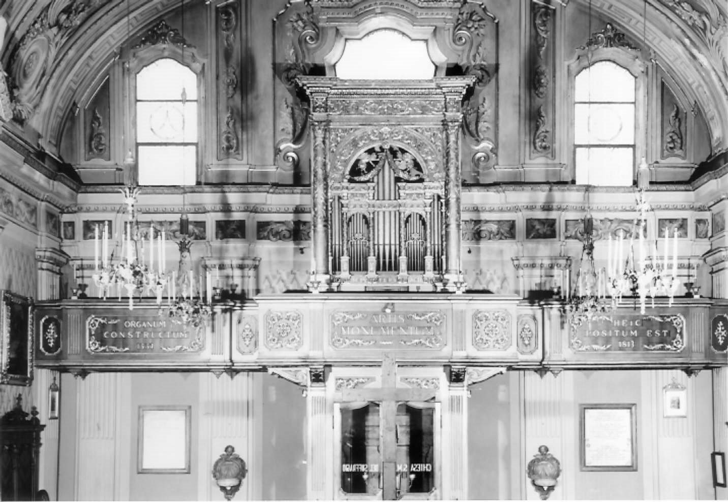 cantoria - bottega ferrarese (sec. XIX)