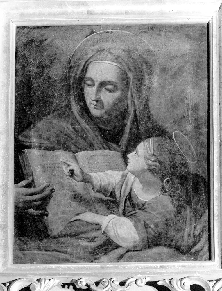 Maria Vergine bambina con Sant'Anna (dipinto) - ambito emiliano (sec. XVIII)