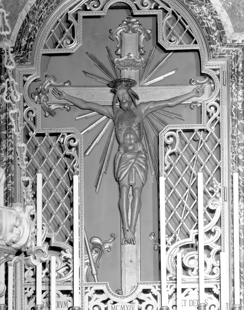 croce - manifattura emiliana (prima metà sec. XVIII)