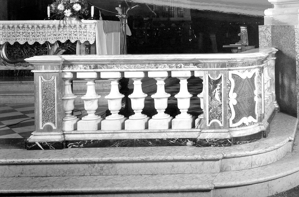 balaustrata - manifattura emiliana (metà sec. XX)