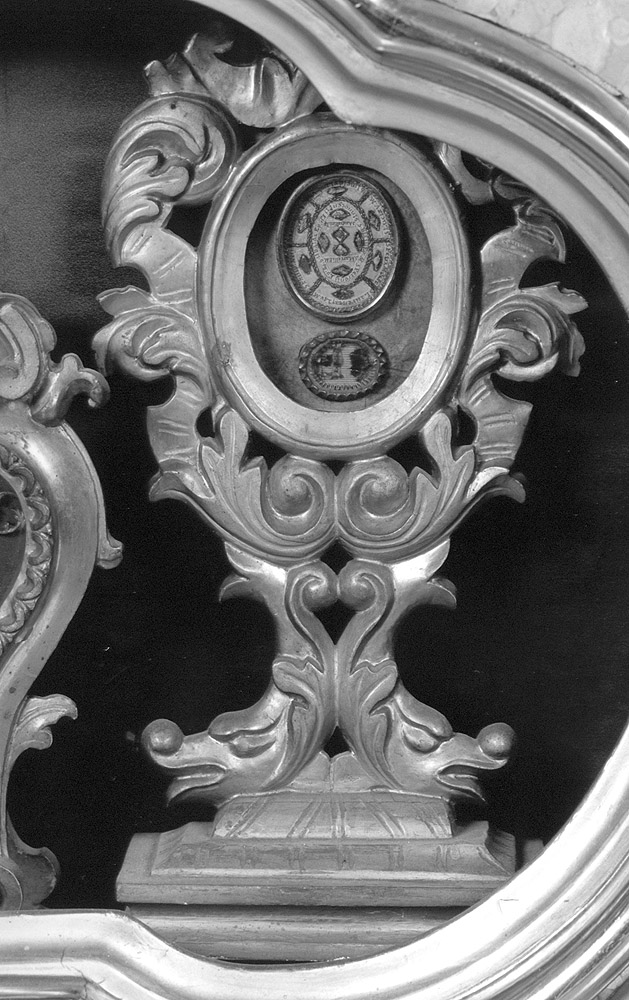 reliquiario - a ostensorio - produzione emiliana (sec. XIX)