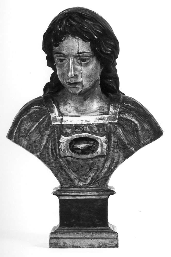 reliquiario - a busto - manifattura emiliana (prima metà sec. XVIII)