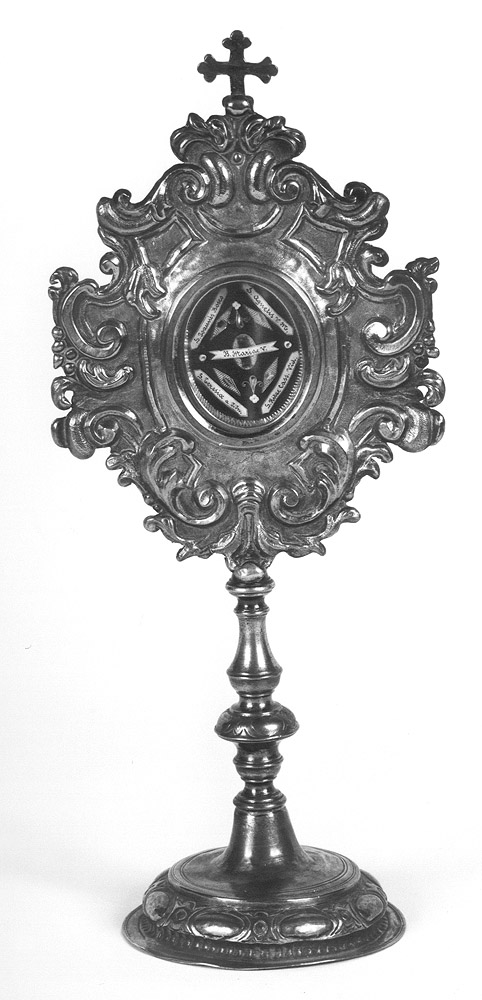 reliquiario - a ostensorio - manifattura emiliana (prima metà sec. XVIII)
