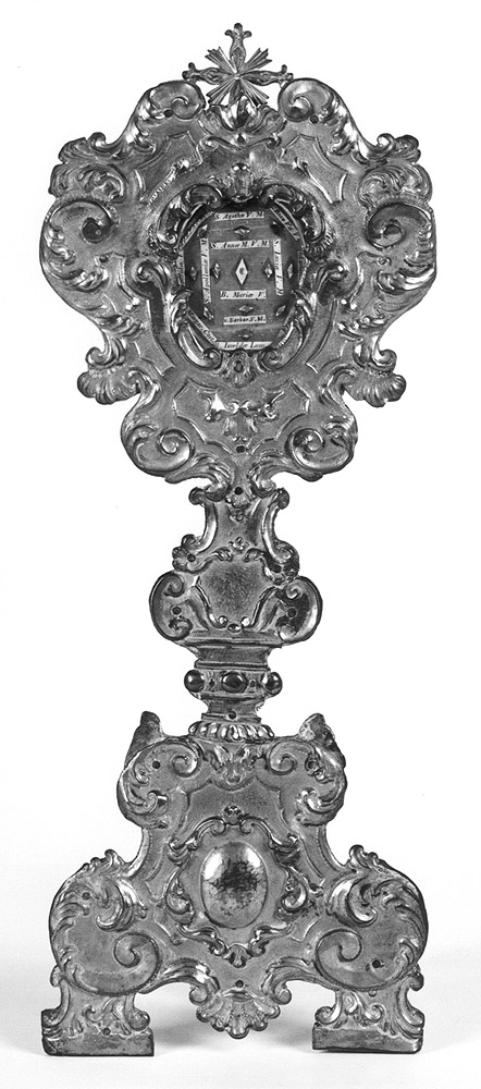 reliquiario - a ostensorio - manifattura emiliana (prima metà sec. XVIII)