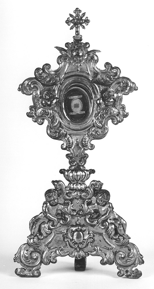 reliquiario - a ostensorio - manifattura emiliana (seconda metà sec. XVII)