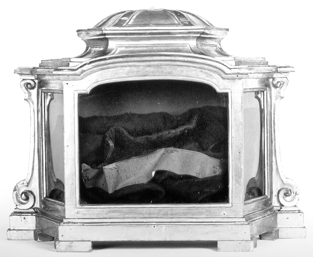 reliquiario architettonico - manifattura emiliana (prima metà sec. XIX)