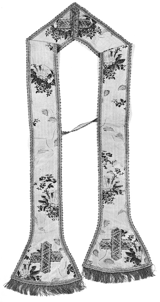 stola - manifattura italiana (metà sec. XIX)