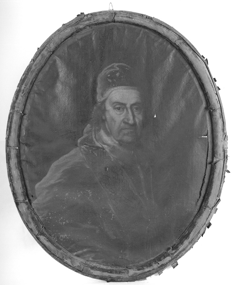 Ritratto di pontefice (dipinto) - ambito emiliano (seconda metà sec. XVIII)