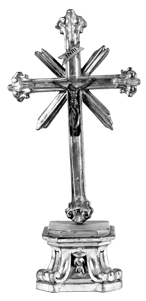 croce d'altare - manifattura emiliana (seconda metà sec. XVIII)
