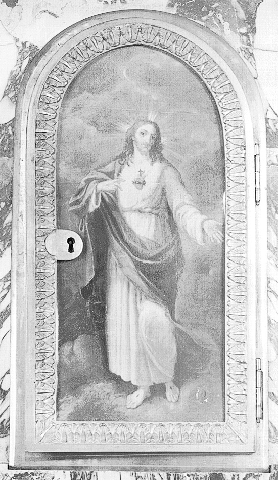 Sacro Cuore di Gesù (sportello di tabernacolo) - ambito emiliano (prima metà sec. XIX)