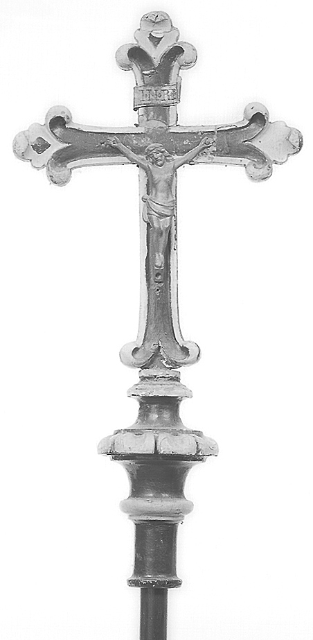 croce processionale - manifattura emiliana (sec. XIX)