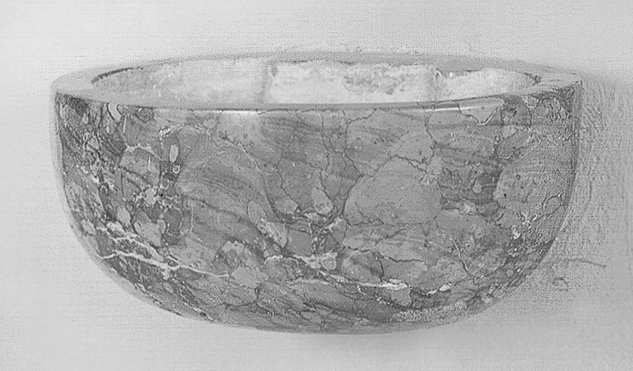 acquasantiera da parete - manifattura emiliana (sec. XIX)