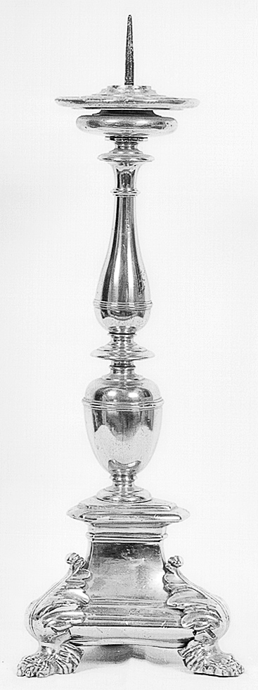 candeliere - manifattura emiliana (seconda metà sec. XVIII)