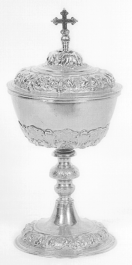 pisside da viatico - manifattura emiliana (sec. XVIII)