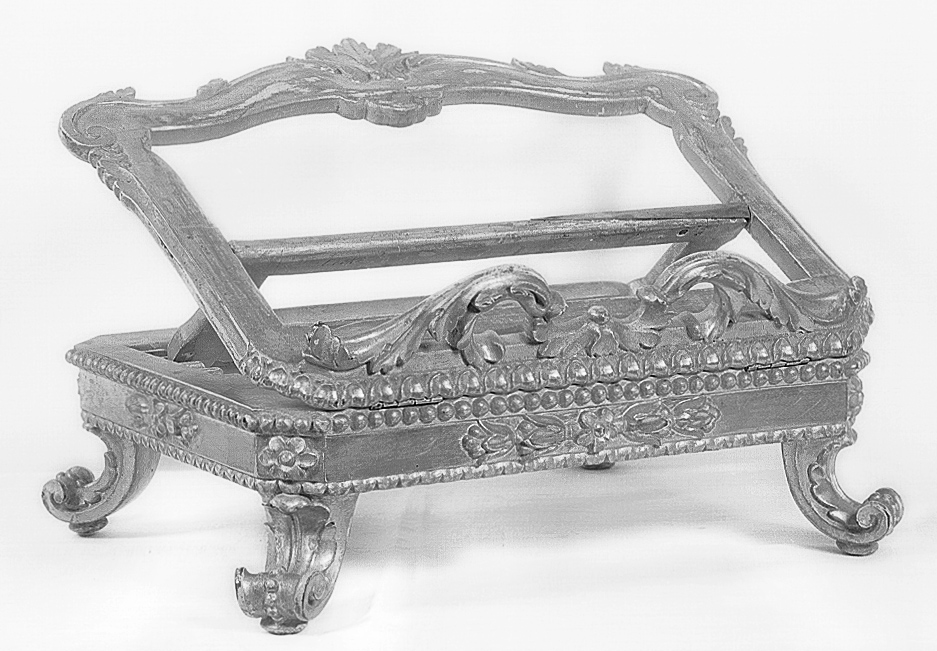 leggio d'altare - manifattura emiliana, manifattura emiliana (prima metà sec. XVIII)