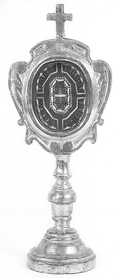 reliquiario - a ostensorio - manifattura emiliana (prima metà sec. XIX)