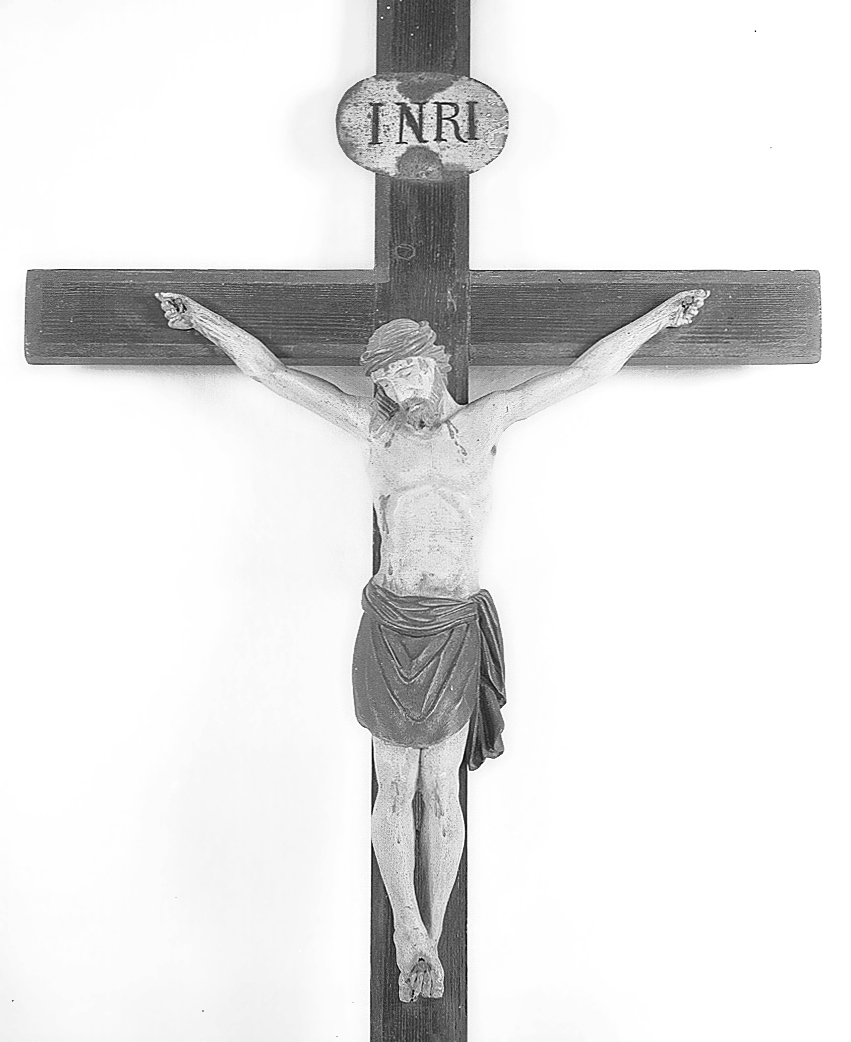 Cristo crocifisso (crocifisso) - manifattura emiliana (sec. XIX)