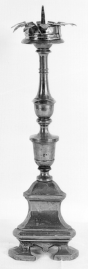 candeliere - manifattura emiliana (seconda metà sec. XVIII)