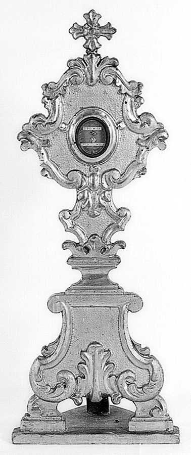 reliquiario - a ostensorio - manifattura emiliana (seconda metà sec. XVIII)
