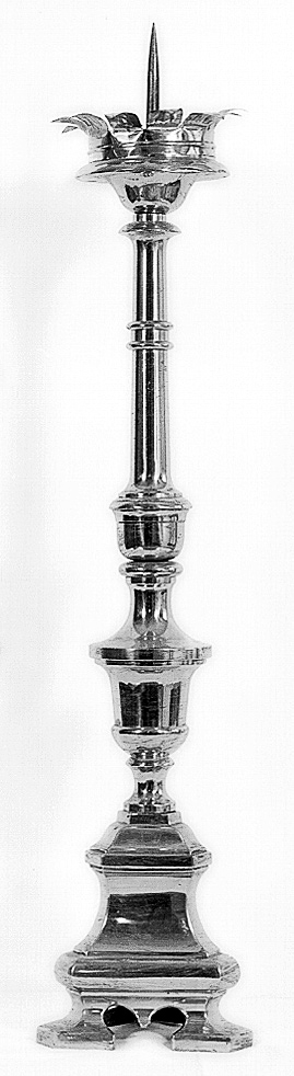 candeliere - manifattura emiliana (seconda metà sec. XVIII)