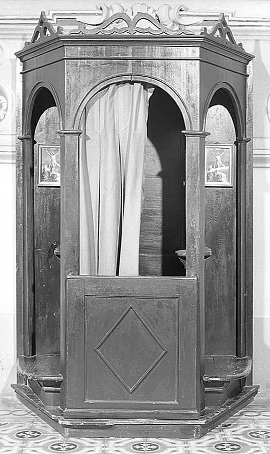 confessionale - manifattura emiliana (sec. XVIII)