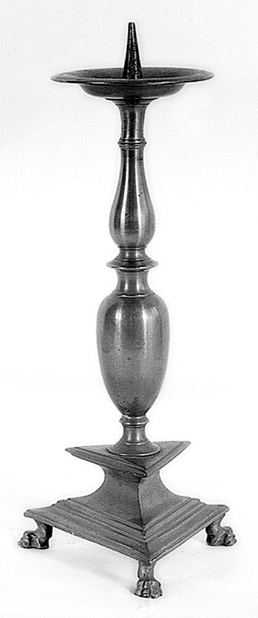 candeliere - manifattura emiliana (seconda metà sec. XVII)