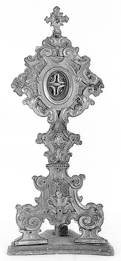 reliquiario - a ostensorio - manifattura emiliana (prima metà sec. XVIII)