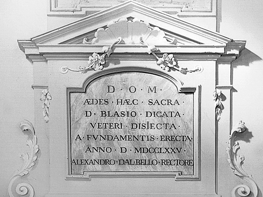 lapide - manifattura emiliana (sec. XVIII)