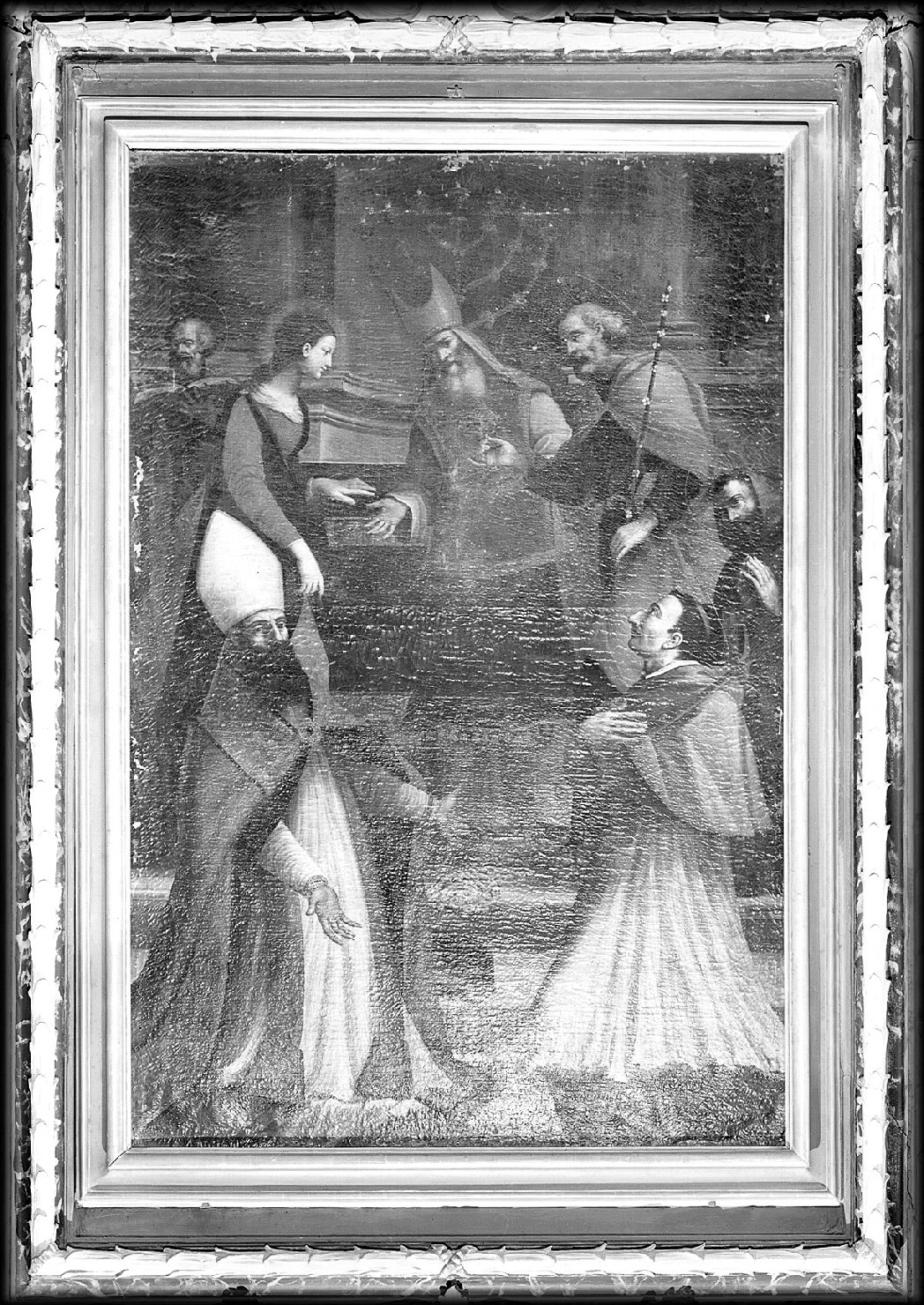 Sposalizio di Maria Vergine con San Biagio e San Carlo Borromeo (pala d'altare) di Bertusio Giovanni Battista detto Todeschino (sec. XVII)
