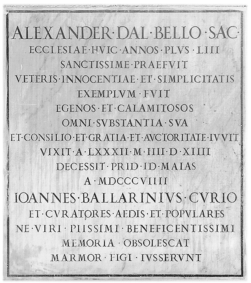 lapide - manifattura emiliana (sec. XIX)