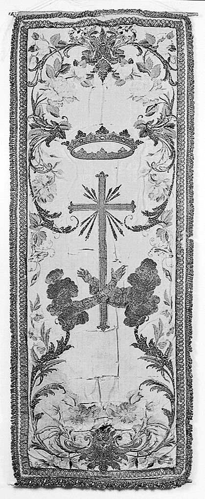 stendardo processionale - manifattura italiana (prima metà sec. XVIII)