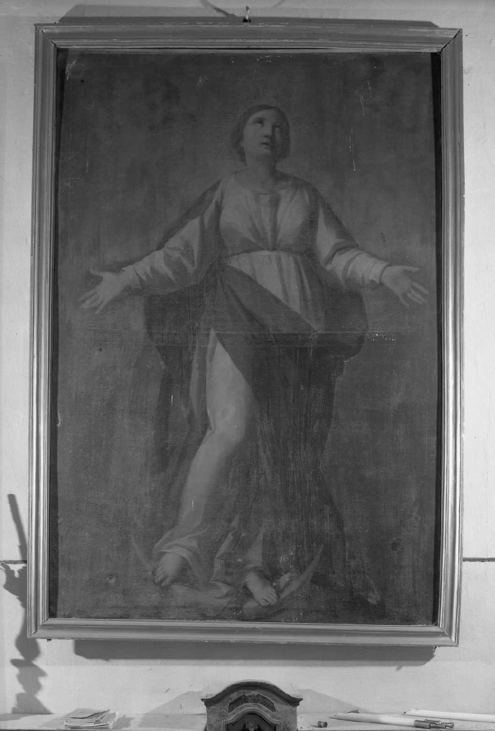 Immacolata Concezione (dipinto) di Rossi V. (?) (sec. XIX)