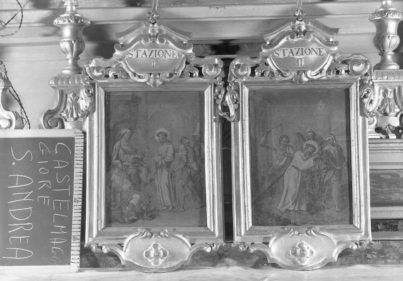 stazioni della via crucis (Via Crucis, ciclo) di Gandolfi Mauro (maniera) (fine sec. XVIII)