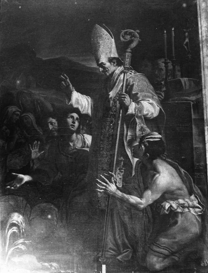 miracolo di San Turibio (dipinto) - ambito emiliano (fine/inizio secc. XVII/ XVIII)