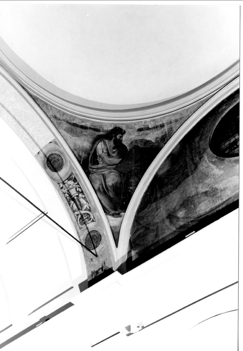 San Marco Evangelista (dipinto, elemento d'insieme) di Settevecchi Ludovico (sec. XVI)