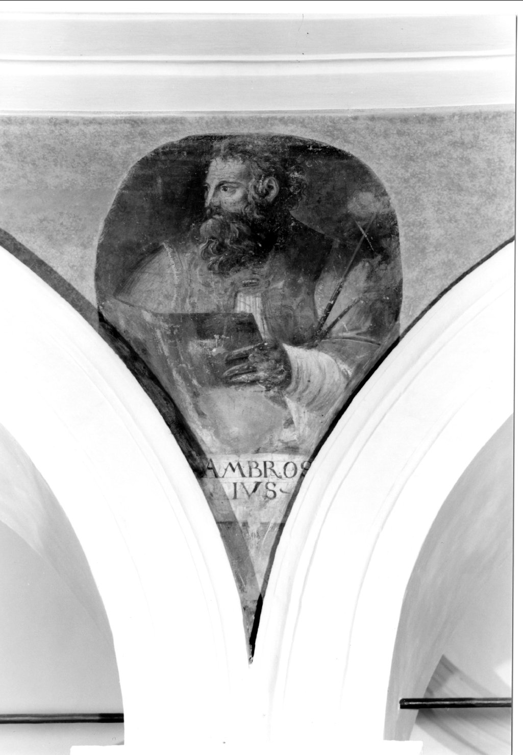 Sant'Ambrogio (dipinto) di Chiavenna Giovanni Antonio detto Zavatta (sec. XVI)