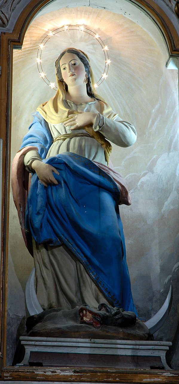 Immacolata Concezione (statua) - bottega ferrarese (secc. XVIII/ XIX)