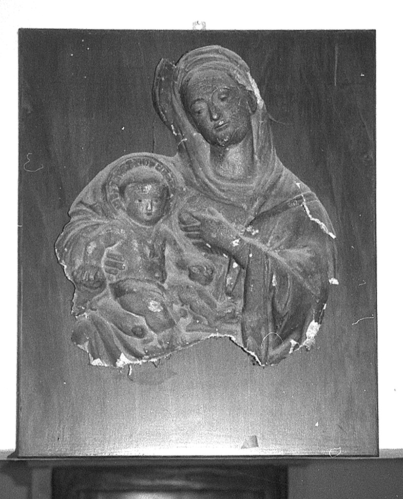 Madonna con Gesù Bambino (scultura) - ambito ferrarese (metà sec. XVIII)