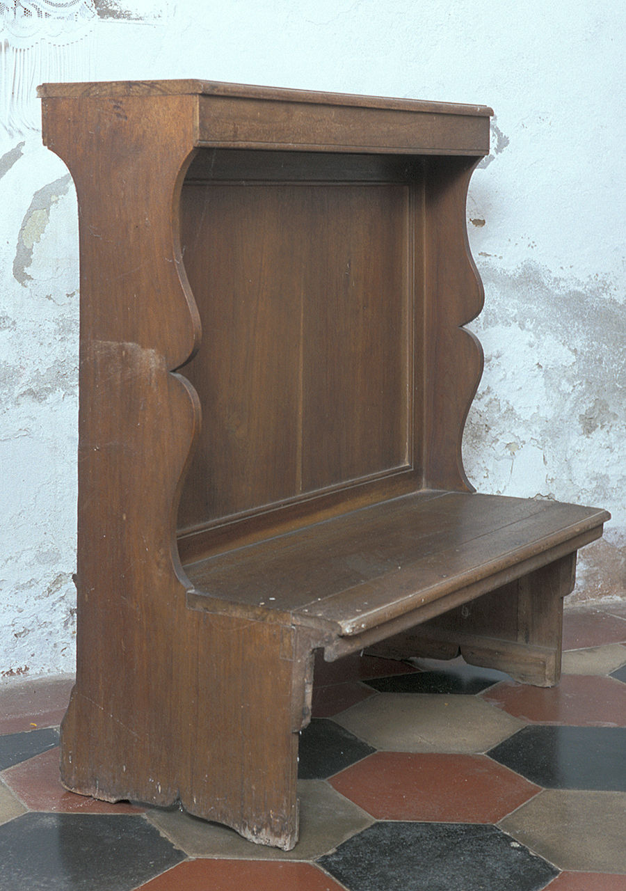 inginocchiatoio - ambito ferrarese (seconda metà sec. XIX)