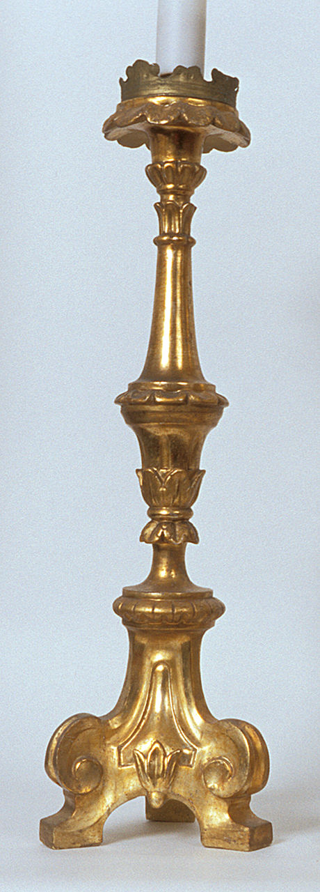 candeliere - ambito ferrarese (metà sec. XIX)