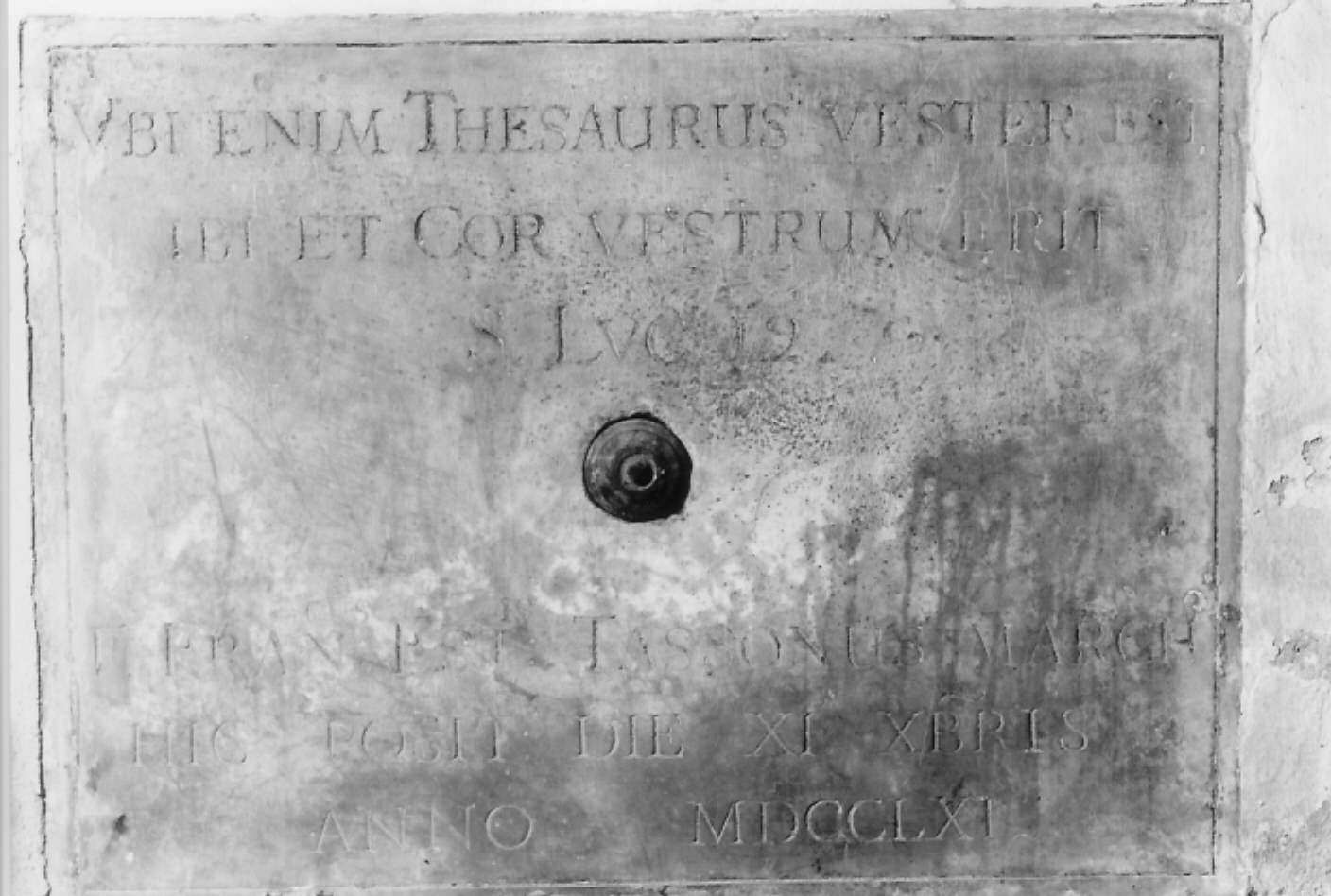 lapide tombale - bottega ferrarese (sec. XVIII)