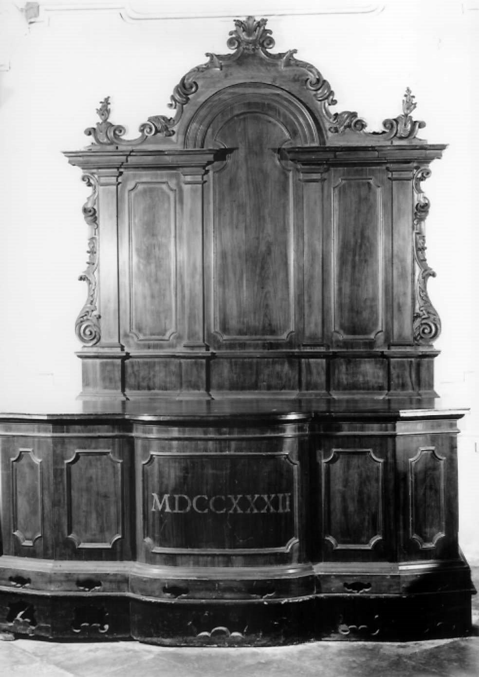 cattedra - bottega ferrarese (sec. XVIII)