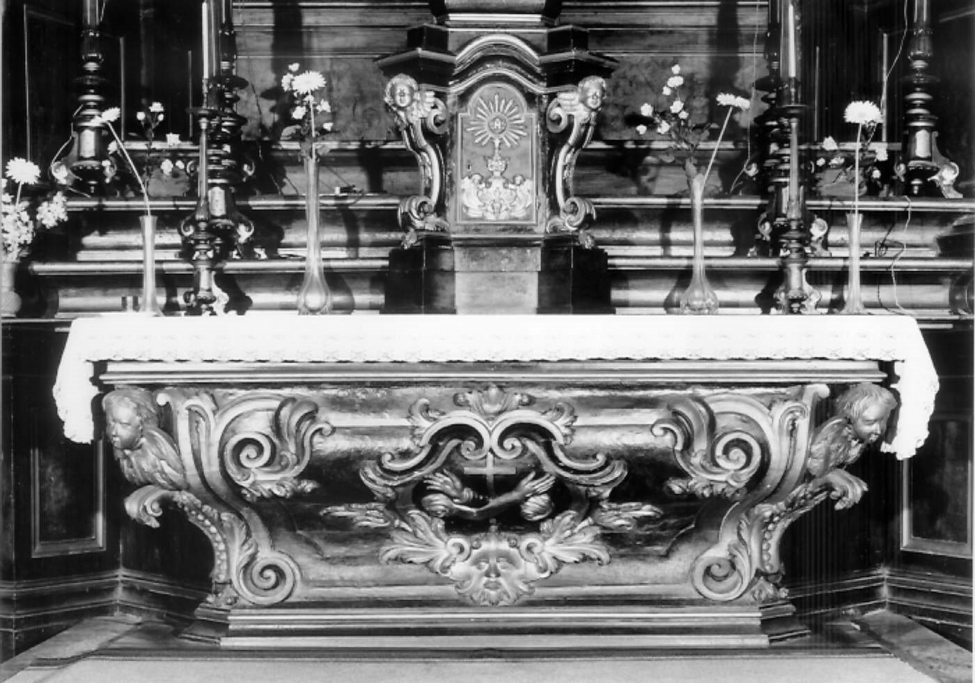 mensa d'altare di Ferreri Andrea (sec. XVIII)