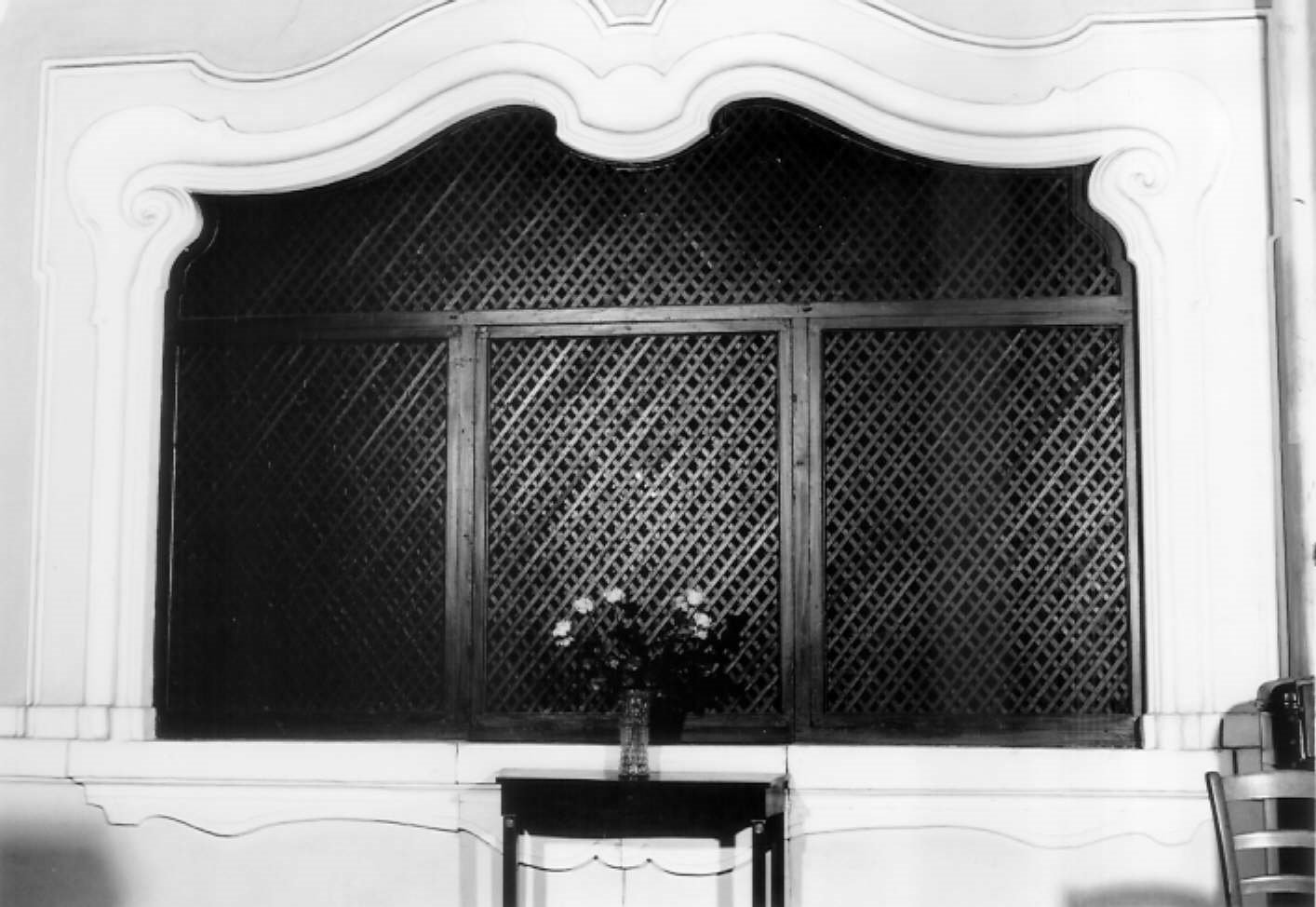 mostra di finestra - bottega ferrarese (sec. XVIII)